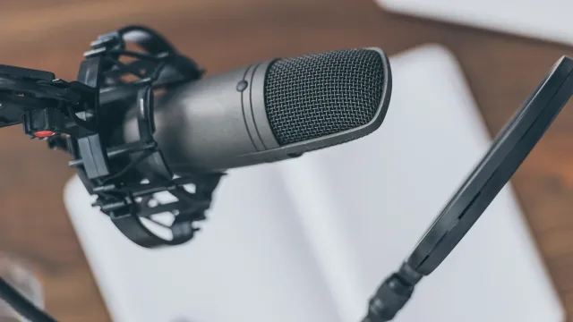 Microphone and notebook